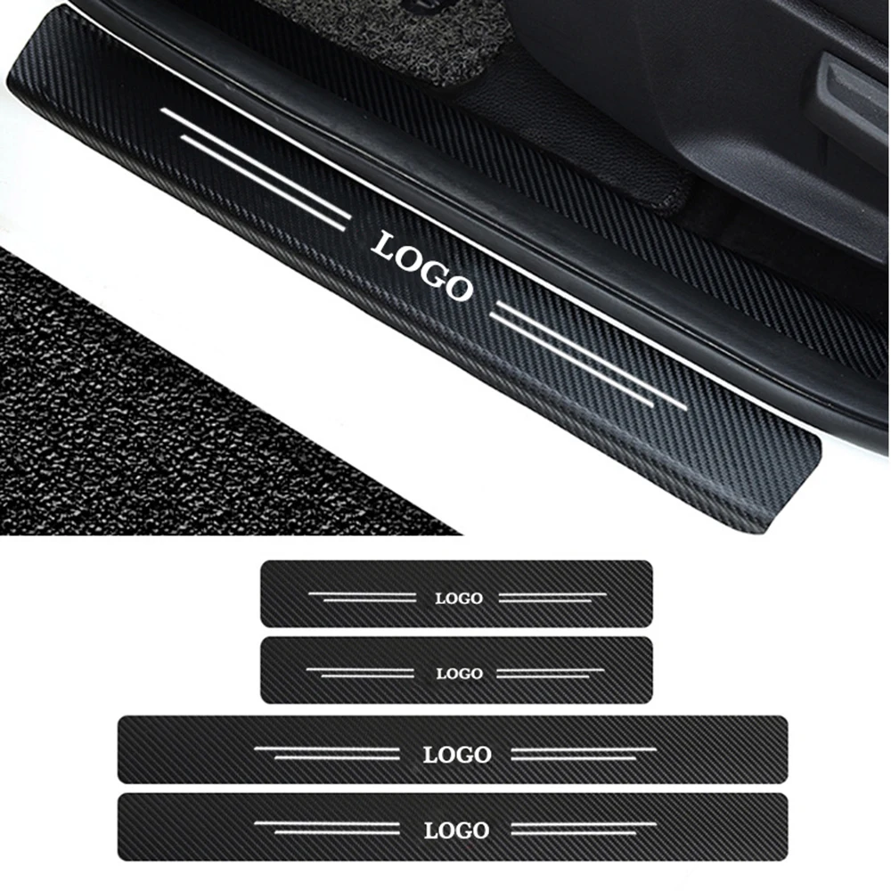 4PCS/Set Car Door Sill Guard Cover Protector Carbon Fiber Stickers For Hyundai Sonata Elantra Tucson Venue Accent I10 I20 I30
4PCS/Set Car Door Sill Guard Cover Protector Carbon Fiber Stickers For Hyundai Sonata Elantra Tucson Venue Accent I10 I20 I30