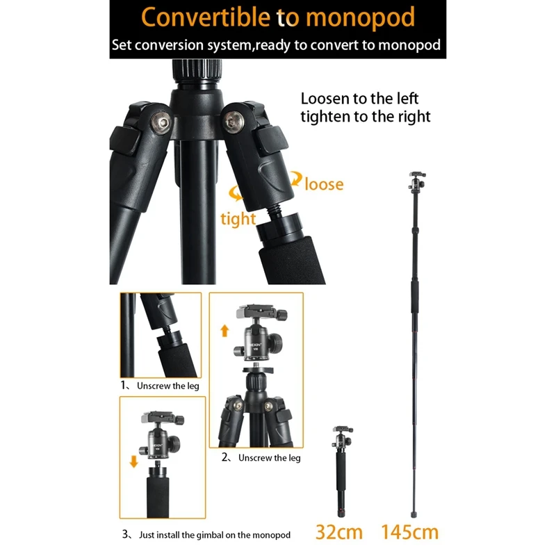 BEXIN MS26 Portable Lightweight Camera Expansion Length Tripod Support Rod Aluminum Material for Dslr SLR Camera
BEXIN MS26 Portable Lightweight Camera Expansion Length Tripod Support Rod Aluminum Material for Dslr SLR Camera