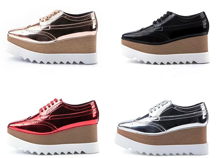 NEWEST Women Sneakers Genuine Leather Platform Black White Red Gold Casual Shoes Female Thick Bottom Star Style Breathable Shoes
NEWEST Women Sneakers Genuine Leather Platform Black White Red Gold Casual Shoes Female Thick Bottom Star Style Breathable Shoes