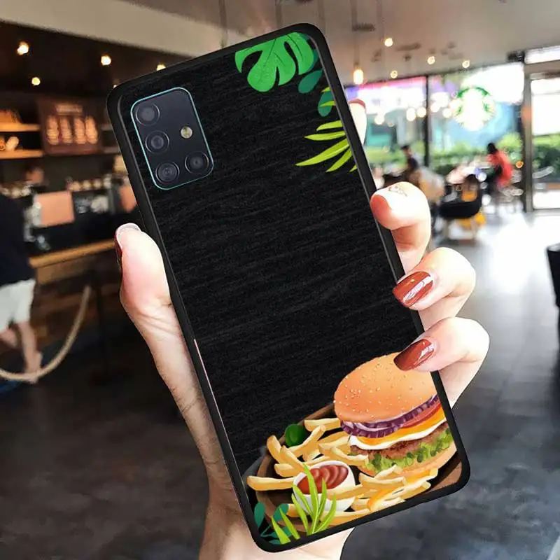Cute food french fries burger pizza Phone Case For Samsung A50 A51 A71 A12 A72 A52 A32 A02 A20E A31 A40 A70 A80 Fundas coque
Cute food french fries burger pizza Phone Case For Samsung A50 A51 A71 A12 A72 A52 A32 A02 A20E A31 A40 A70 A80 Fundas coque