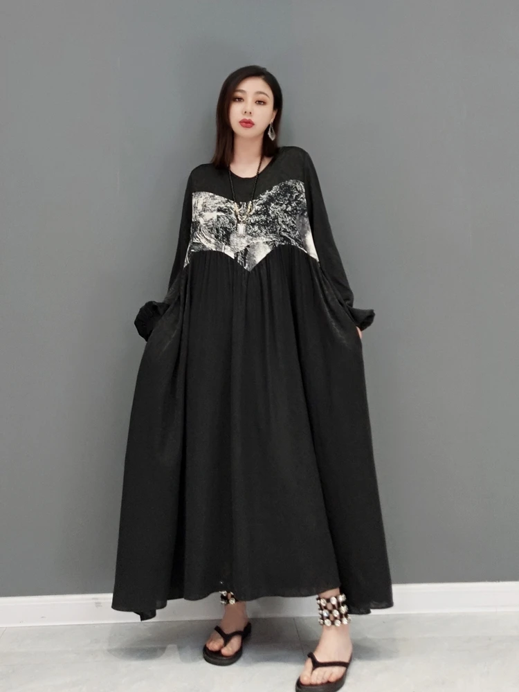 SuperAen 2022 Spring New Fashion Loose Casual Plus Size O-Neck Print A-LINE Dresses for Women
SuperAen 2022 Spring New Fashion Loose Casual Plus Size O-Neck Print A-LINE Dresses for Women