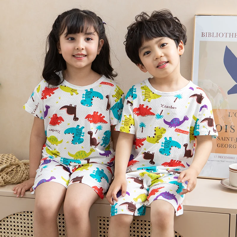 Children Clothing Sets Summer for Boys Girls Kids Pajama Sets T-shirt + Shorts Comfortable 100% Cotton Breathable Cartoon Casual
Children Clothing Sets Summer for Boys Girls Kids Pajama Sets T-shirt + Shorts Comfortable 100% Cotton Breathable Cartoon Casual