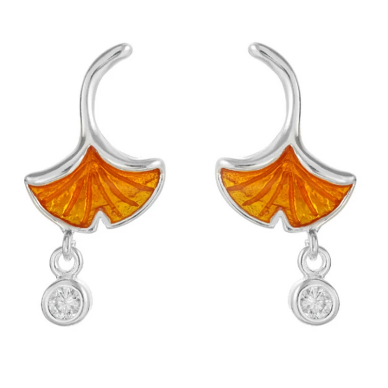 2020 Modern Woman Earrings Yellow Maple Leaf Dazzling CZ Enamel Stud Earrings Tibetan Cute Mini Women Girl Jewerly Gifts 
2020 Modern Woman Earrings Yellow Maple Leaf Dazzling CZ Enamel Stud Earrings Tibetan Cute Mini Women Girl Jewerly Gifts
