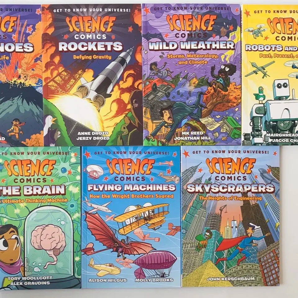 19 Books/Set New Science Comics ScienceComics Children Science STEM Books Nature kindergarten English original Hot Livros
19 Books/Set New Science Comics ScienceComics Children Science STEM Books Nature kindergarten English original Hot Livros