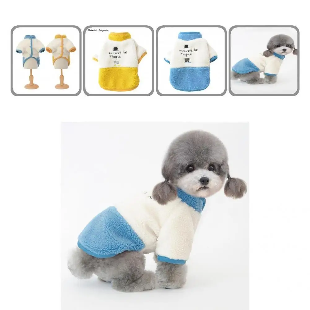 Mild to Skin Stylish Puppy Two-leg Thickened Jacket Outfit Fine Workmanship Pet Clothes Adorable for Winter
Mild to Skin Stylish Puppy Two-leg Thickened Jacket Outfit Fine Workmanship Pet Clothes Adorable for Winter