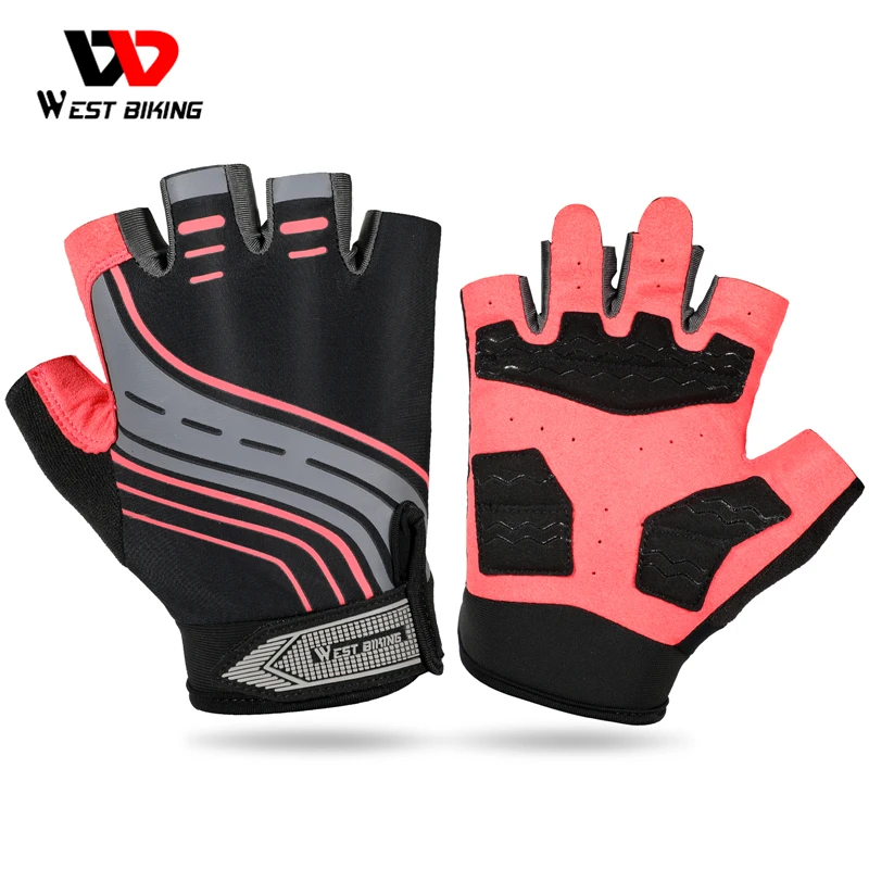 WEST BIKING Cycling Gloves Half-finger Breathable Durable Men Women Non-slip Gloves Bicycle Motorcycle Running Sports Gloves
WEST BIKING Cycling Gloves Half-finger Breathable Durable Men Women Non-slip Gloves Bicycle Motorcycle Running Sports Gloves