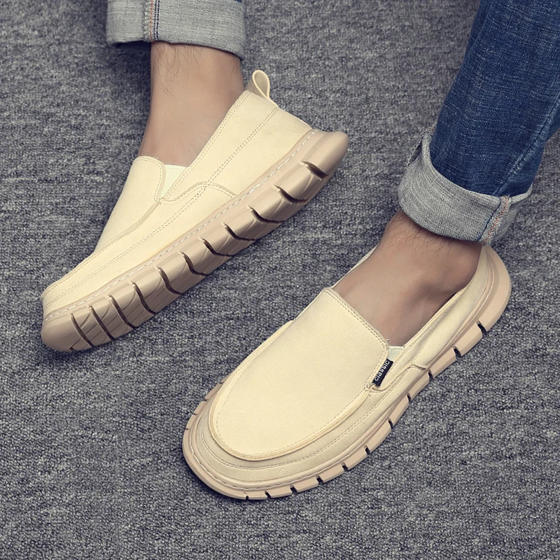 Men's Casual Loafers Leather Shoes Light Breathable Non-slip Slip-on Driving Footwear Daily Soft Flat Walking Sneakers for Male
Men's Casual Loafers Leather Shoes Light Breathable Non-slip Slip-on Driving Footwear Daily Soft Flat Walking Sneakers for Male