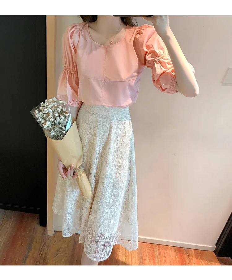 2021 Summer New Sweet Temperament Shirt Women's Niche Puff Sleeve Gentle Style Chiffon Shirt Top
2021 Summer New Sweet Temperament Shirt Women's Niche Puff Sleeve Gentle Style Chiffon Shirt Top