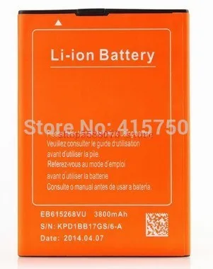 3800mAh New Star Ulefone U650 U658 U659 Battery EB615268VU for 6.5 inch U650 Mobile Phone
3800mAh New Star Ulefone U650 U658 U659 Battery EB615268VU for 6.5 inch U650 Mobile Phone