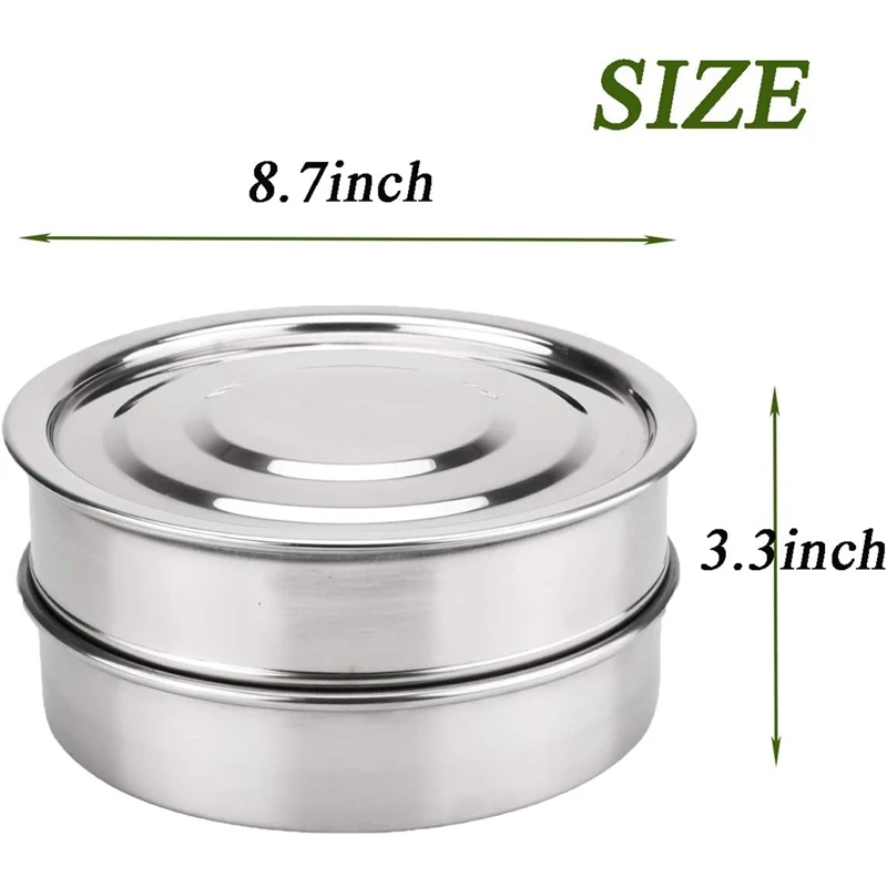 Seed Sprouting Tray Set Germination Kit, 8 Inch 3 Piece Stainless Steel Stackable Sprouter Seed Starter Tray Gg Kit
Seed Sprouting Tray Set Germination Kit, 8 Inch 3 Piece Stainless Steel Stackable Sprouter Seed Starter Tray Gg Kit