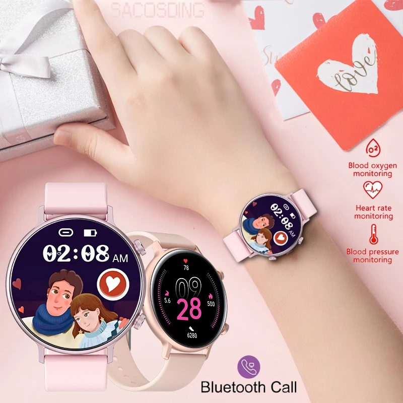 2021 New Fashion Comfortable Dynamic Watch Face Women SmartWatch Ultra-thin body Heart Rate Monitor IP68 Waterproof Sport Watch 
2021 New Fashion Comfortable Dynamic Watch Face Women SmartWatch Ultra-thin body Heart Rate Monitor IP68 Waterproof Sport Watch