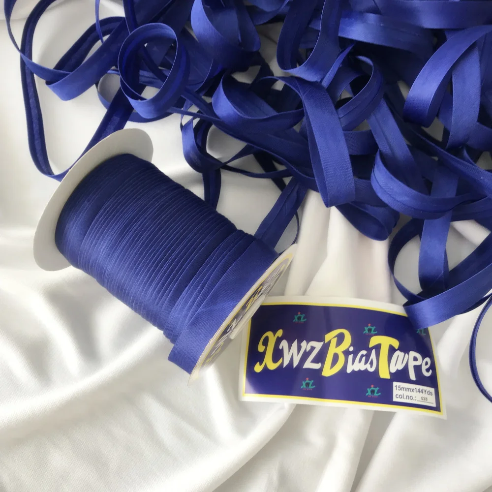 25yards/roll Polyester 5/8"(15mm) Satin Bias Tape Bias Binding Solid Color For DIY Garment Sewing And Trimming
25yards/roll Polyester 5/8"(15mm) Satin Bias Tape Bias Binding Solid Color For DIY Garment Sewing And Trimming