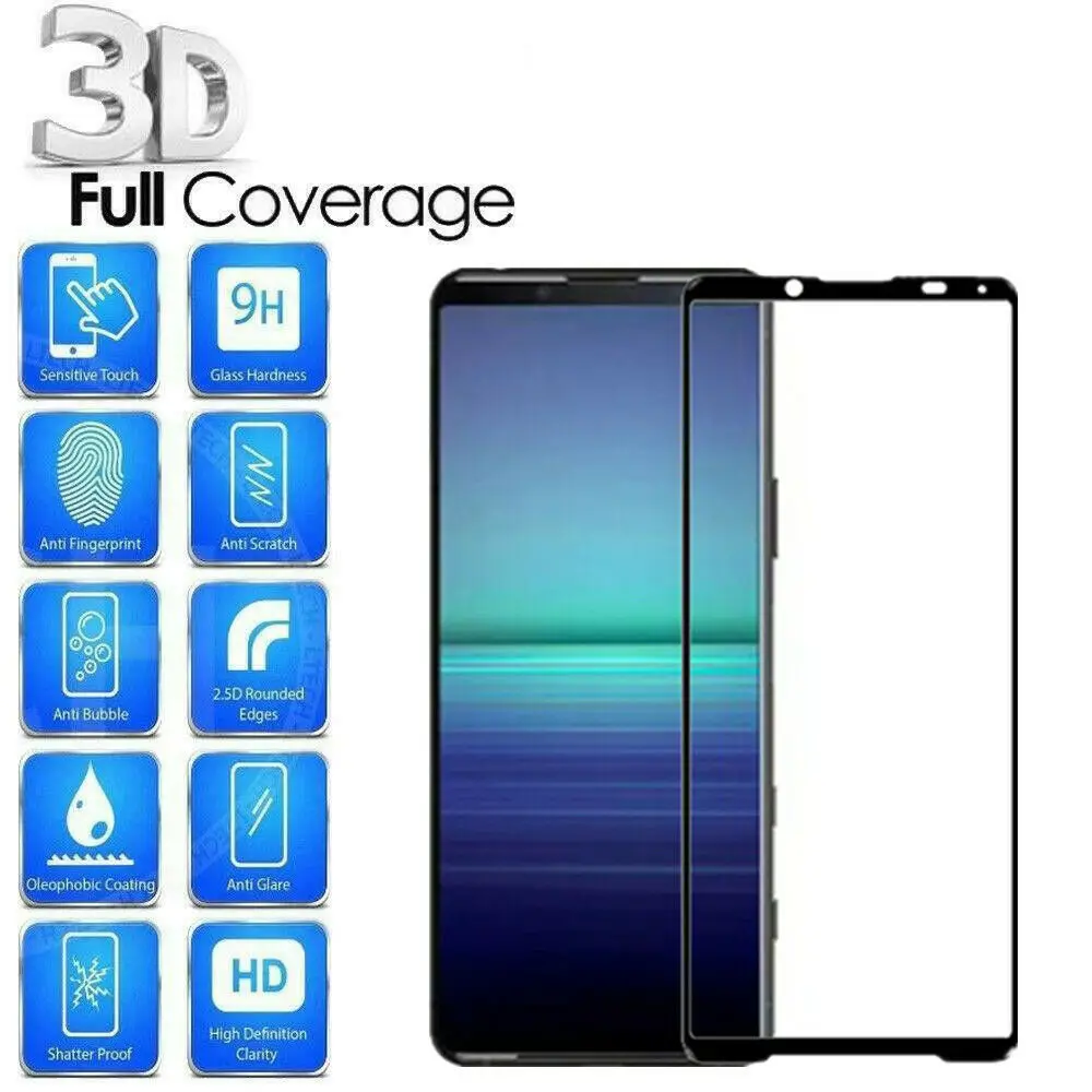 UGI 3 шт. закаленное стекло для Sony Xperia 1 10 ii II Передняя пленка защитный чехол 3D полное покрытие черная защита экрана высокая прозрачность
UGI 3 шт. закаленное стекло для Sony Xperia 1 10 ii II Передняя пленка защитный чехол 3D полное покрытие черная защита экрана высокая прозрачность