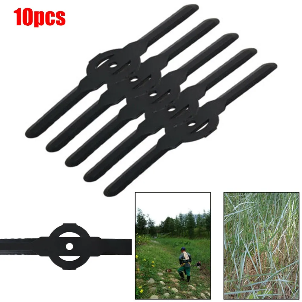 10Pcs New In-Line Serrated Plastic Blades Set Cutter Replace For Cordless Grass Trimmer Strimmer Replacement Tool
10Pcs New In-Line Serrated Plastic Blades Set Cutter Replace For Cordless Grass Trimmer Strimmer Replacement Tool
