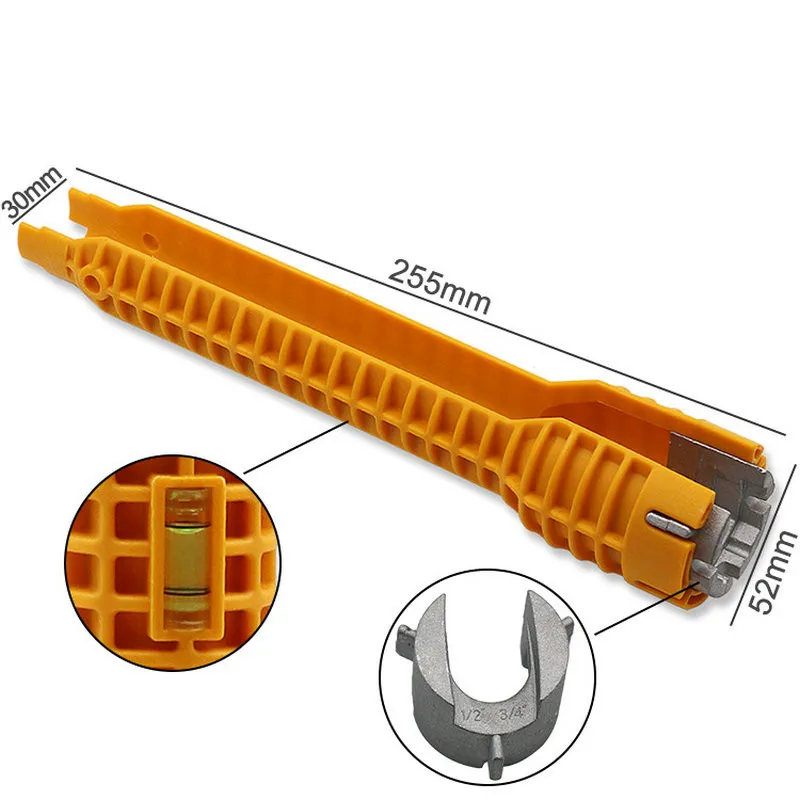 Sink Basin Faucet Wrench Multi-function Sink Installer Spanner Installer Remover Tool
Sink Basin Faucet Wrench Multi-function Sink Installer Spanner Installer Remover Tool