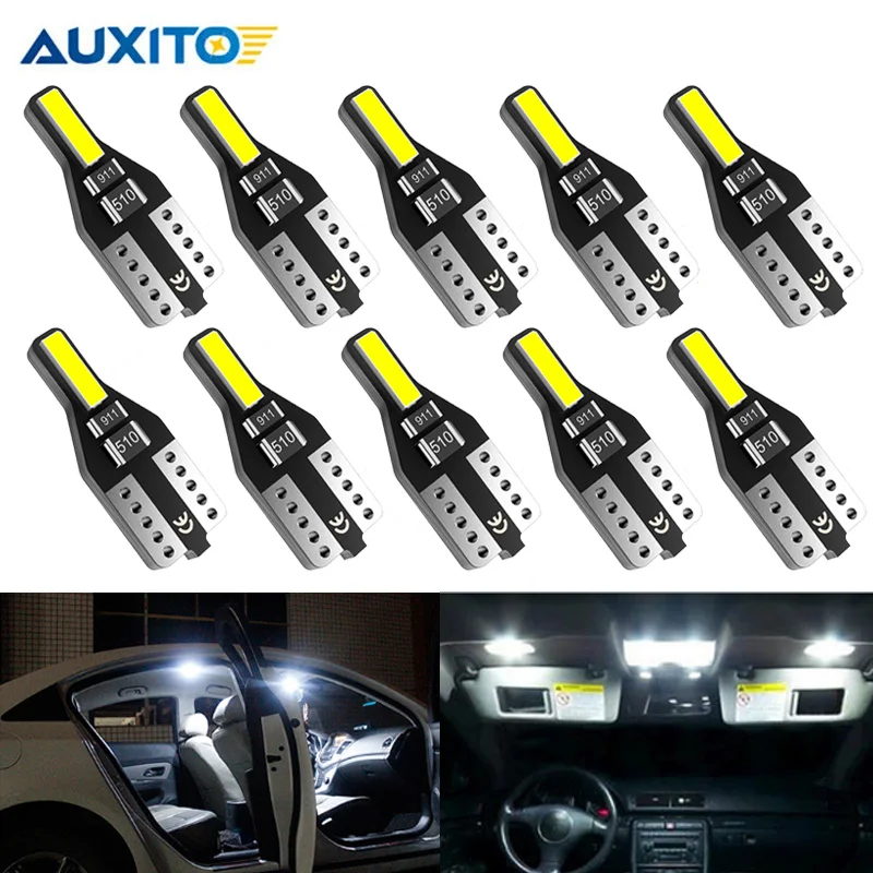 10x W5W Led T10 Подсветка салона для Toyota Wish Corolla Chr RAV4 Avensis Auris 4runner GT86 Yaris авто