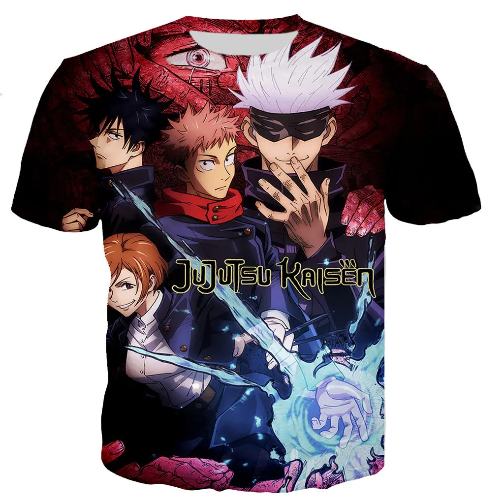 2021 New Jujutsu Kaisen T Shirt Men/women 3D Printed T-shirts Casual Harajuku Style Tshirt Streetwear Tops Oversized
2021 New Jujutsu Kaisen T Shirt Men/women 3D Printed T-shirts Casual Harajuku Style Tshirt Streetwear Tops Oversized