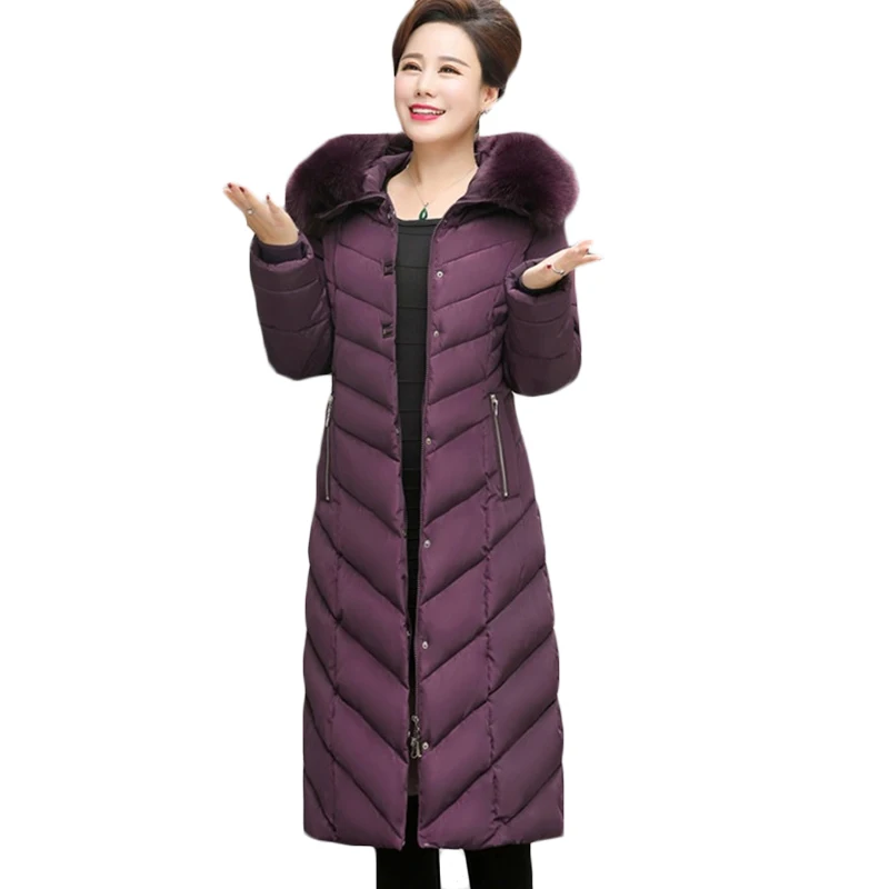 Plus size Middle-aged women Down cotton Jacket New Winter Thick Warm Cotton Jackets Casual Long Hooded Fur collar Parkas 5XL 954
Plus size Middle-aged women Down cotton Jacket New Winter Thick Warm Cotton Jackets Casual Long Hooded Fur collar Parkas 5XL 954