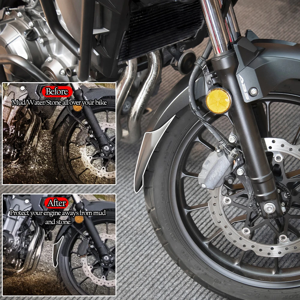 For Honda CB500X 2019 Front Fender Mudguard Wheel Hugger Rear Extension Protector CB 500X Motorcycle Accessories
For Honda CB500X 2019 Front Fender Mudguard Wheel Hugger Rear Extension Protector CB 500X Motorcycle Accessories