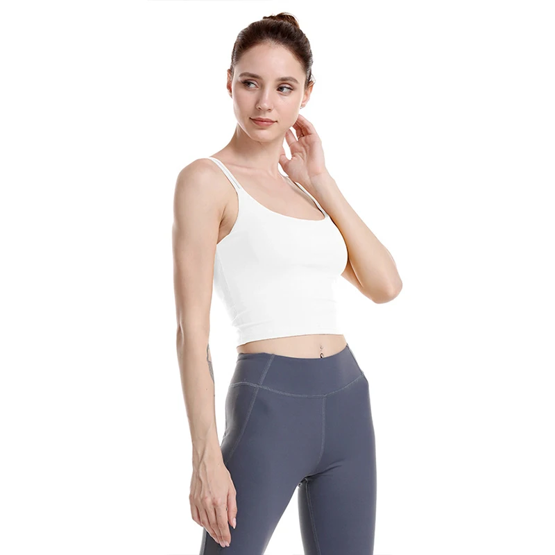 2020 Sports Bra Female Fitness Camisole Bra with Belly Button Yoga Crop Top Sexy Sports Wear for Women Gym
2020 Sports Bra Female Fitness Camisole Bra with Belly Button Yoga Crop Top Sexy Sports Wear for Women Gym