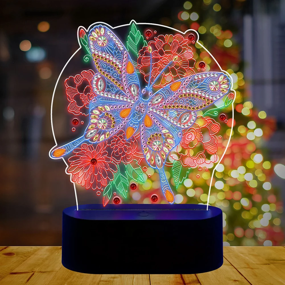 3D DIY Diamond Painting Night Light Christmas Halloween Festival Decorative Light for Bedroom Diamond Painting Christmas Gifts
3D DIY Diamond Painting Night Light Christmas Halloween Festival Decorative Light for Bedroom Diamond Painting Christmas Gifts