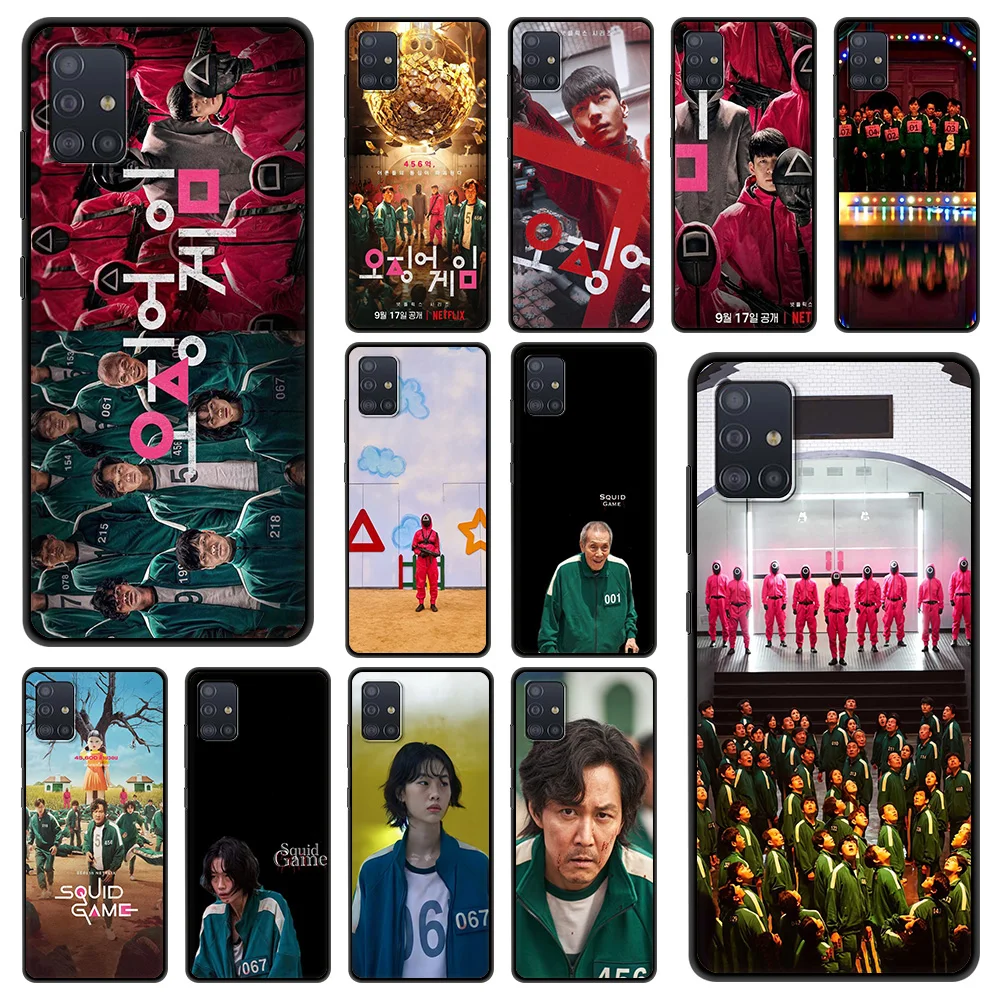TV Show Squid Game Luxury Fundas Bag For Samsung Galaxy A21S A51 A71 A41 A11 A01 A31 M31 Case Phone Cover Soft Shell Coque TPU
TV Show Squid Game Luxury Fundas Bag For Samsung Galaxy A21S A51 A71 A41 A11 A01 A31 M31 Case Phone Cover Soft Shell Coque TPU