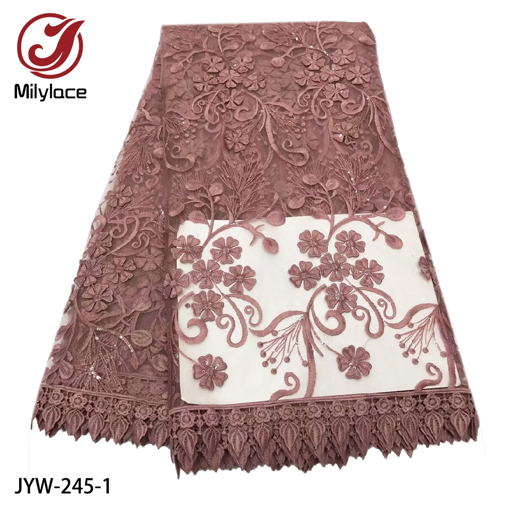 Milylace lovely pink French lace fabric 5 yards delicate floral embroidery tulle lace fabric with sequins for girl's dresses JYW
Milylace lovely pink French lace fabric 5 yards delicate floral embroidery tulle lace fabric with sequins for girl's dresses JYW