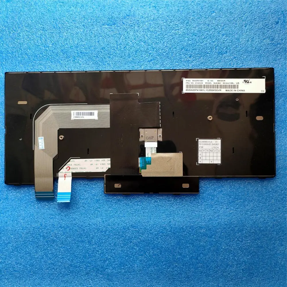 New Original US Keyboard for Lenovo Thinkpad T470 T480 A475 A485 No Backlit 01HX379 01HX339 01HX299 01AX364 01AX405 01AX446
New Original US Keyboard for Lenovo Thinkpad T470 T480 A475 A485 No Backlit 01HX379 01HX339 01HX299 01AX364 01AX405 01AX446