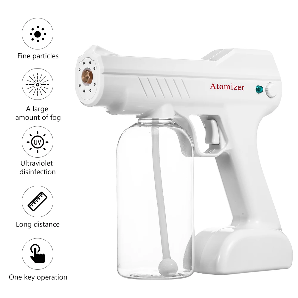 Electric Sprayer Portable Fogger Machine Steam Gun Spray Machine Atomizer 800ml Ultra Fine Atomizing Sprayer Humidification
Electric Sprayer Portable Fogger Machine Steam Gun Spray Machine Atomizer 800ml Ultra Fine Atomizing Sprayer Humidification