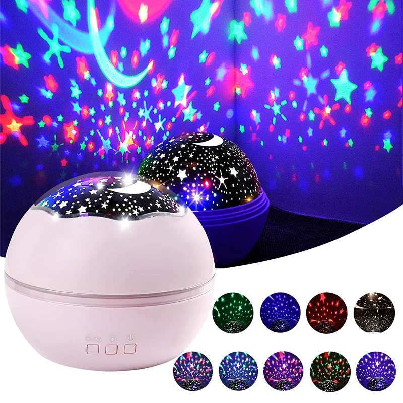 Kids Night Light, 360° Rotating Starry Night Light Projector for Baby, Ocean Wave Projector for Kids Bedroom Decoration- White
Kids Night Light, 360° Rotating Starry Night Light Projector for Baby, Ocean Wave Projector for Kids Bedroom Decoration- White