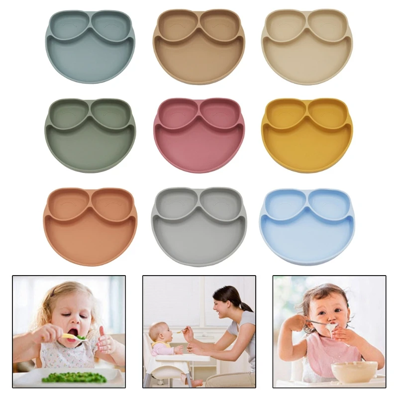 Baby Suction Cup Bowl Silicone Divided Dinner Plate Infant Learning Feeding Dish
Baby Suction Cup Bowl Silicone Divided Dinner Plate Infant Learning Feeding Dish