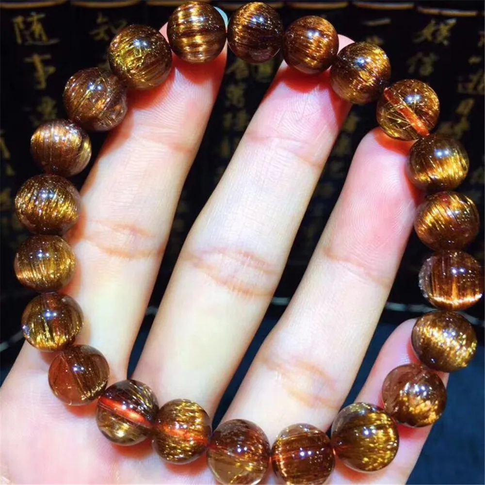 9mm Natural Copper Rutilated Bracelet For Women Lady Man Cat Eye Crystal Round Beads Stretch Luck Wealth Gemstone Strands AAAAA
9mm Natural Copper Rutilated Bracelet For Women Lady Man Cat Eye Crystal Round Beads Stretch Luck Wealth Gemstone Strands AAAAA