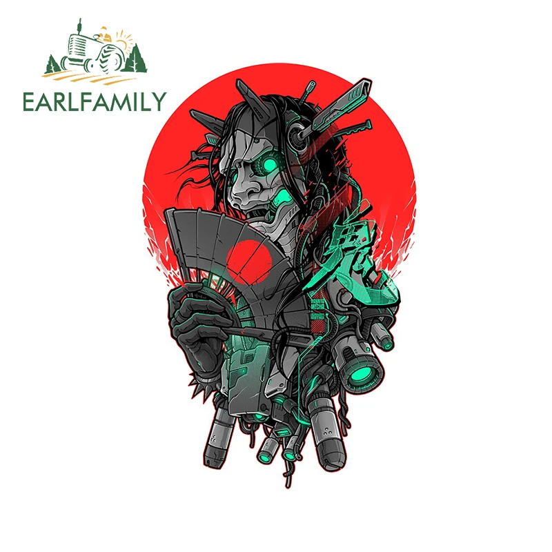 EARLFAMILY 13 см x 8,6 см, японский робот-Самурай JDM, автомобильные наклейки на окно, бампер, автомобиль, искусственная водонепроницаемость, Стайлинг автомобиля 
EARLFAMILY 13 см x 8,6 см, японский робот-Самурай JDM, автомобильные наклейки на окно, бампер, автомобиль, искусственная водонепроницаемость, Стайлинг автомобиля