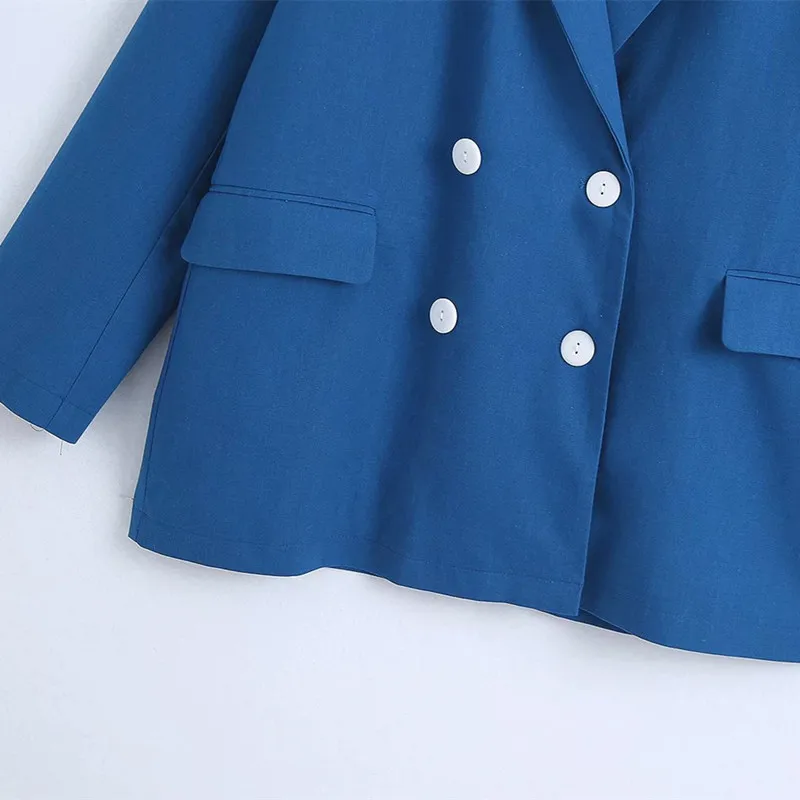 PUWD Oversize Women V Neck Double Breasted Jacket 2021 Spring-autumn Fashion Ladies Casual Loose Coat Female Solid Color Blazer
PUWD Oversize Women V Neck Double Breasted Jacket 2021 Spring-autumn Fashion Ladies Casual Loose Coat Female Solid Color Blazer