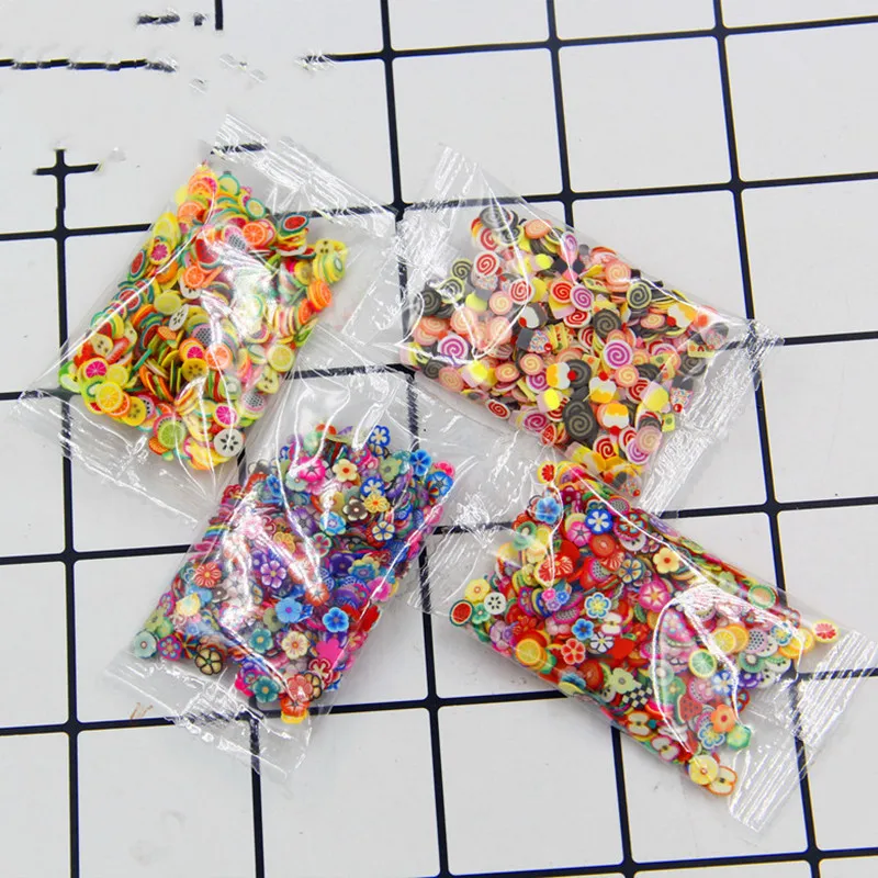 500pcs DIY Toys Accessories For Manicure Phone Case Crystal Mud Filling Soft Pottery Fruit Slice Use Many Place 0.5mm Caitao
500pcs DIY Toys Accessories For Manicure Phone Case Crystal Mud Filling Soft Pottery Fruit Slice Use Many Place 0.5mm Caitao