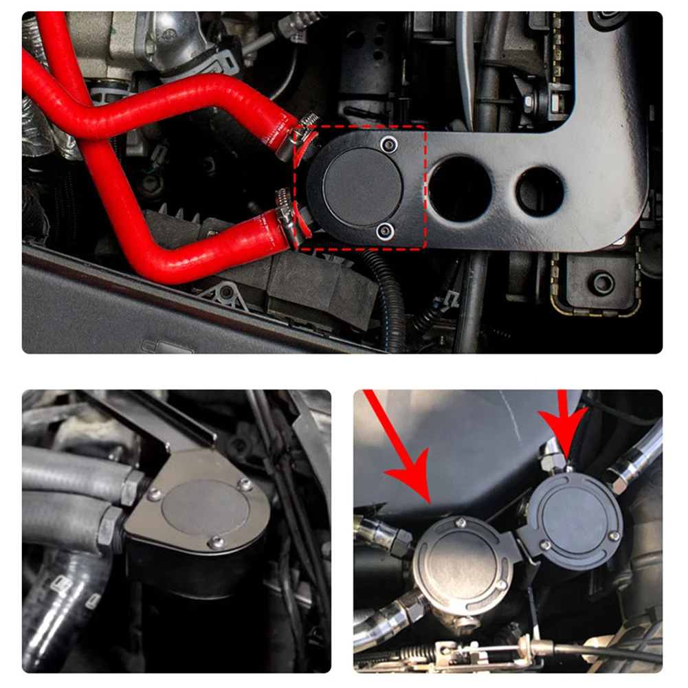 Oil Catch Can Tank For Car 2 Port with Removable Valve Fuel Oil Separator Air Racing Universal Baffled
Oil Catch Can Tank For Car 2 Port with Removable Valve Fuel Oil Separator Air Racing Universal Baffled