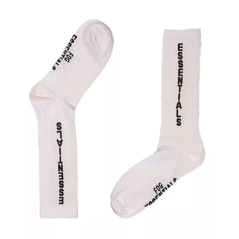 New Hip Hop Essentials Socks for Men Black White Harajuku Skateboard Basketball Sport Socks Streetwear Novelty Calcetines 
New Hip Hop Essentials Socks for Men Black White Harajuku Skateboard Basketball Sport Socks Streetwear Novelty Calcetines