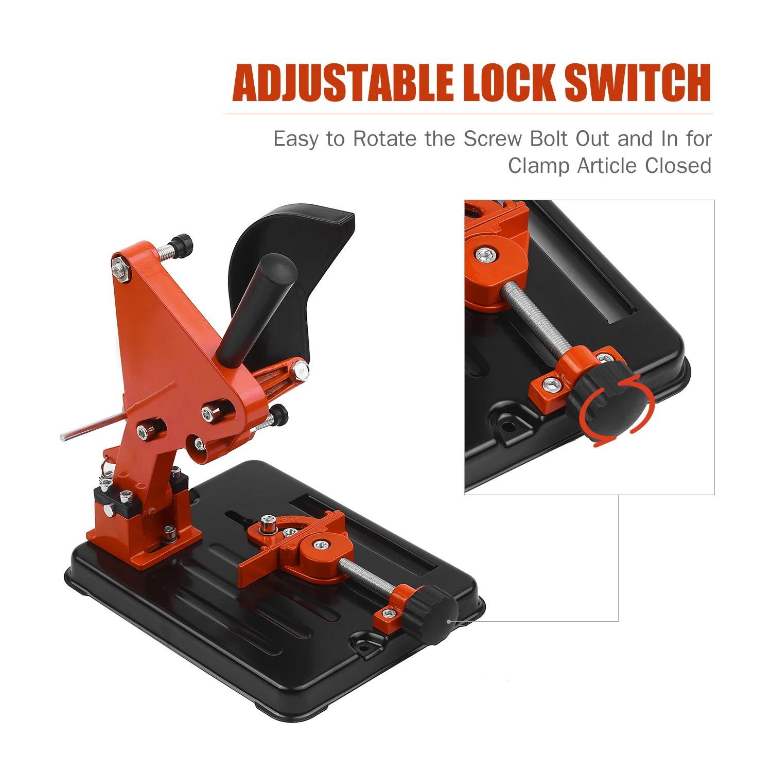 100-125 Angle Grinder Stand Grinder Holder Cutter Support Bracket Holder Machine for 100/115/125mm Angle Mill Woodworking Tool
100-125 Angle Grinder Stand Grinder Holder Cutter Support Bracket Holder Machine for 100/115/125mm Angle Mill Woodworking Tool