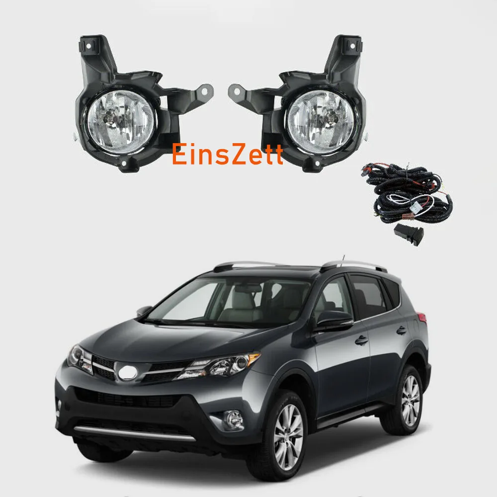 1set Car Fog Lamp Assembly For Toyota RAV4 2013 2014 2015 Front Bumper Lamp Halogen Bulb Day Light with Wiring & Switch 
1set Car Fog Lamp Assembly For Toyota RAV4 2013 2014 2015 Front Bumper Lamp Halogen Bulb Day Light with Wiring & Switch
