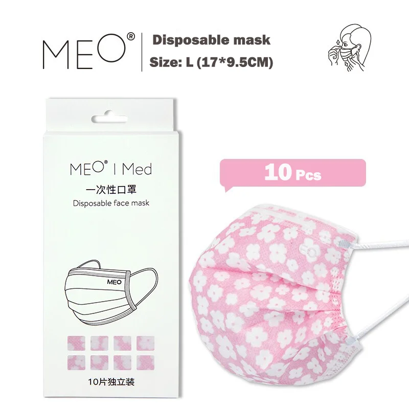 MEO модная одноразовая маска против смога дышащий фильтр Легкая Маска |