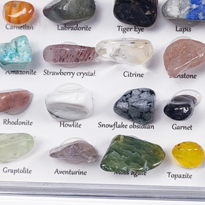 24pcs Healing Crystals Chakra Stones Colorful Gems Ore Specimens Polished Stone H55A
24pcs Healing Crystals Chakra Stones Colorful Gems Ore Specimens Polished Stone H55A