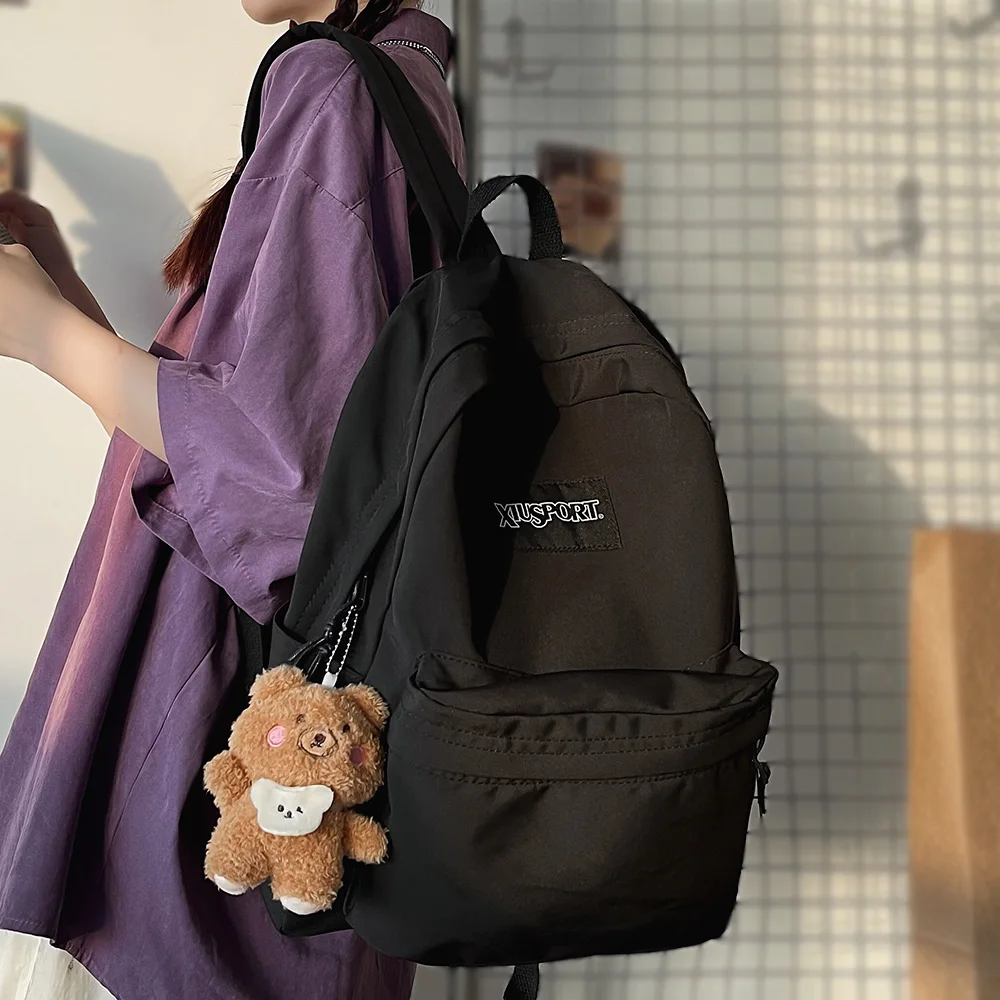 Book Black Ladies Backpacks Kawaii Girl School Nylon Bag Teen College Student Female Backpack Waterproof Cute Women Bags Fashion
Book Black Ladies Backpacks Kawaii Girl School Nylon Bag Teen College Student Female Backpack Waterproof Cute Women Bags Fashion