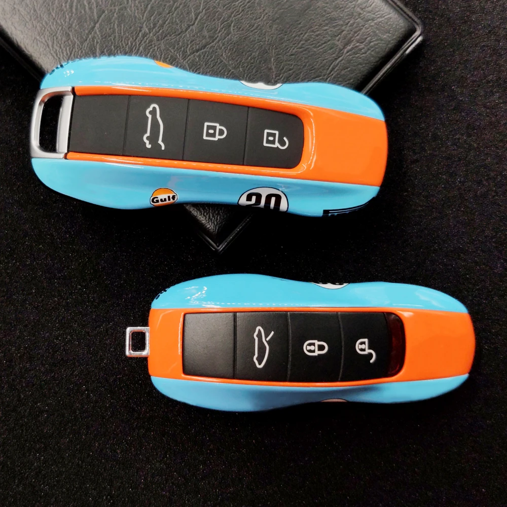 Car Key Protection Cover for Porsche Cayenne Panamera Macan, Painted Key Cover Replacement for Porsche 911 Key Fob Cover 
Car Key Protection Cover for Porsche Cayenne Panamera Macan, Painted Key Cover Replacement for Porsche 911 Key Fob Cover