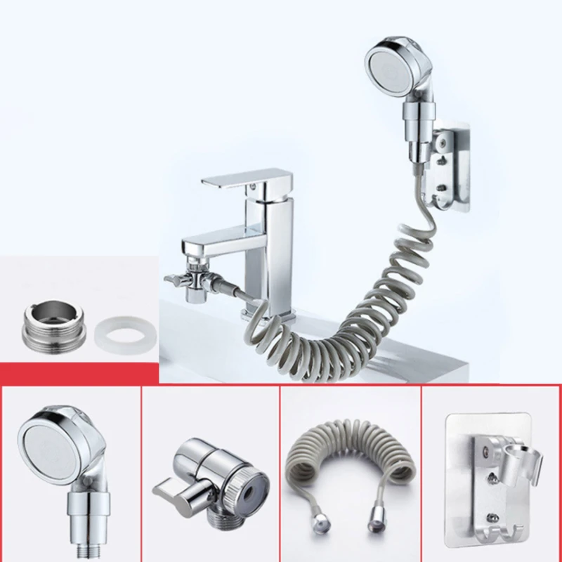 High Pressure Water Saving Washing Hair Basin Faucet External Shower Head Bathroom Handheld Washing Hair Artifact New
High Pressure Water Saving Washing Hair Basin Faucet External Shower Head Bathroom Handheld Washing Hair Artifact New
