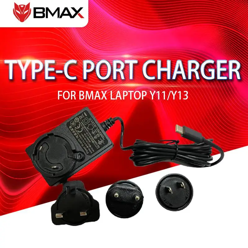 Блок питания Bmax оригинальное зарядное устройство с портом type c для Y11 Y13 12 В 2000 мАч