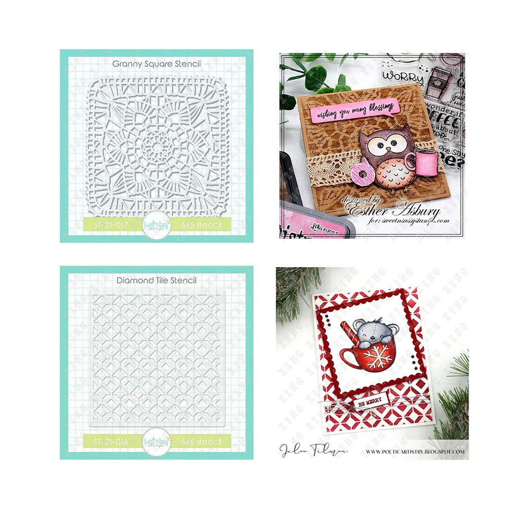 Arrival New Square Diamond Background Diy Embossing Paper Card Template Craft Layering Stencil for Walls Painting Scrapbooking
Arrival New Square Diamond Background Diy Embossing Paper Card Template Craft Layering Stencil for Walls Painting Scrapbooking