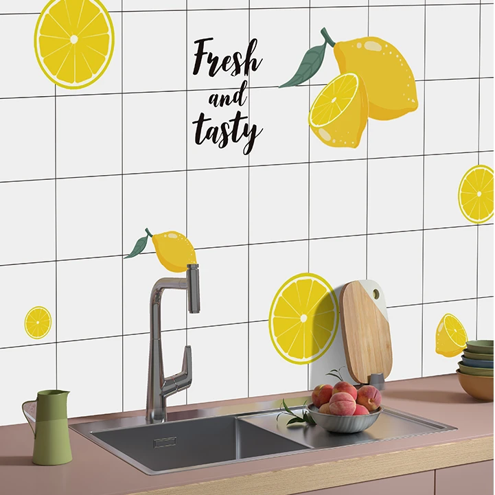 Fruit Colorful Decorative Films Waterproof Cartoons Stickers Cuisine Decorative Films Oil Proof Plakfolie Kitchen Decor DK50DM
Fruit Colorful Decorative Films Waterproof Cartoons Stickers Cuisine Decorative Films Oil Proof Plakfolie Kitchen Decor DK50DM