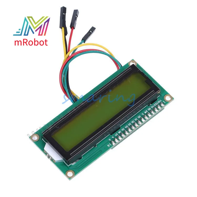 1PCS LCD1602 1602 Module Green Screen 16x2 Character LCD Display Module.1602 5V Green Screen and White Code for Arduino
1PCS LCD1602 1602 Module Green Screen 16x2 Character LCD Display Module.1602 5V Green Screen and White Code for Arduino