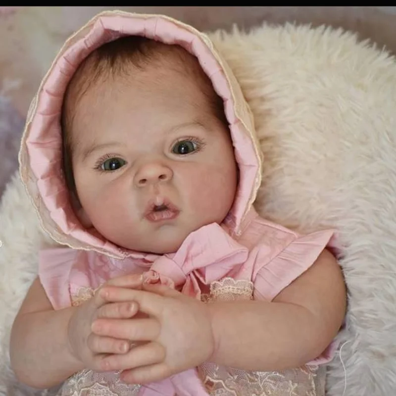 18inch Reborn Doll Set Santina Popular Prototype Realistic Realistic Soft Touch Fresh Color Reborn Doll Cute Christmas Gift
18inch Reborn Doll Set Santina Popular Prototype Realistic Realistic Soft Touch Fresh Color Reborn Doll Cute Christmas Gift