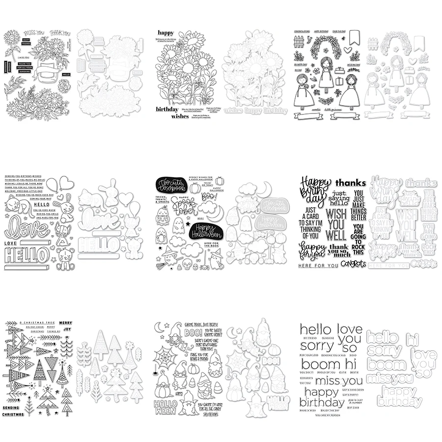 2021 New 6*8 Inches Pattern Plant Clear Stamps and Metal Cutting Dies Sets For DIY Scrapbooking Word Greeting Card Making Craft
2021 New 6*8 Inches Pattern Plant Clear Stamps and Metal Cutting Dies Sets For DIY Scrapbooking Word Greeting Card Making Craft
